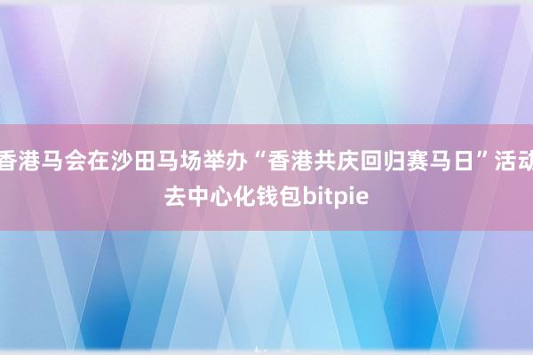 香港马会在沙田马场举办“香港共庆回归赛马日”活动去中心化钱包bitpie